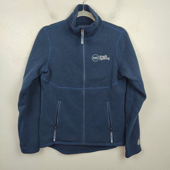 Stio Fleece Jacket Womens Small Navy Blue Full Zip King & Spaulding Outdoors - Picture 1 of 8
